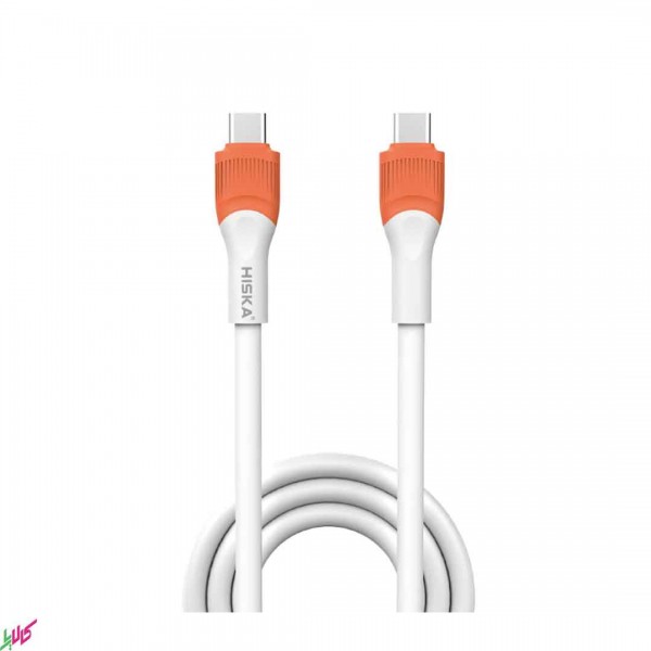کابل شارژ USB-C به USB-C برند HISKA مدل LX-871CC