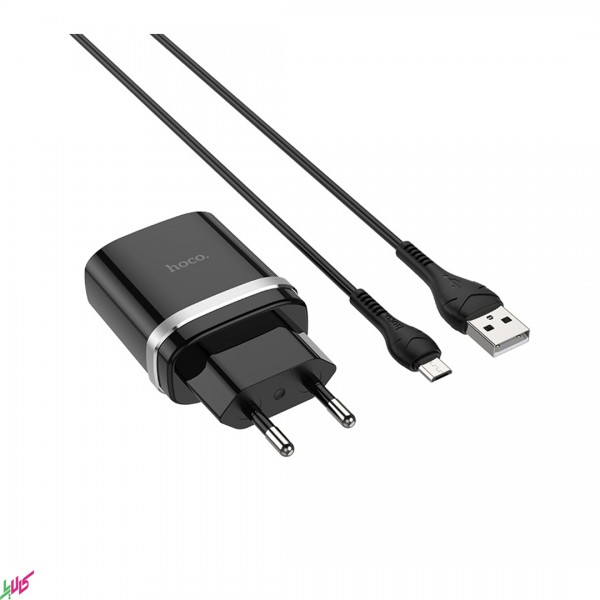 شارژر دیواری HOCO مدل C12Q به همراه کابل MICRO
