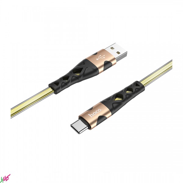 کابل شارژ TYPE-C برند hoco مدل U105 طول 1.2 متر
