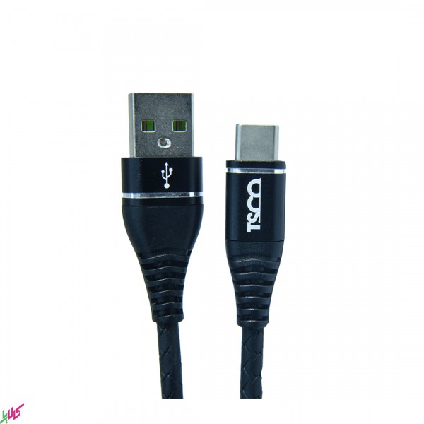 کابل شارژ TYPE-C برند TSCO مدل TC C701 طول 1 متر