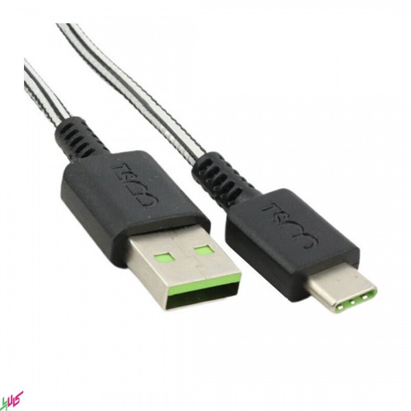 کابل شارژ TYPE-C برند TSCO مدل TC C302 طول 1 متر