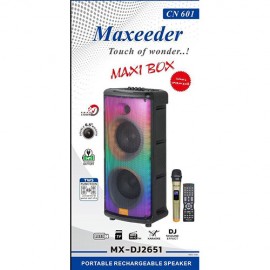  اسپیکر شارژی MAXEEDER مدل Maxi Box 601