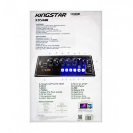 اسپیکر چمدانی شارژی KINGSTAR مدل KBS448