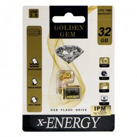 فلش مموری X-ENERGY مدل GOLDEN GEM ظرفیت 32 گیگابایت 