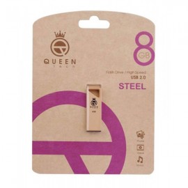 فلش QUEEN TECH مدل STEEL ظرفیت 8گیگابایت