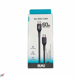 کابل USB-C به USB-C برند BUKU مدل MA-85 طول 2 متر