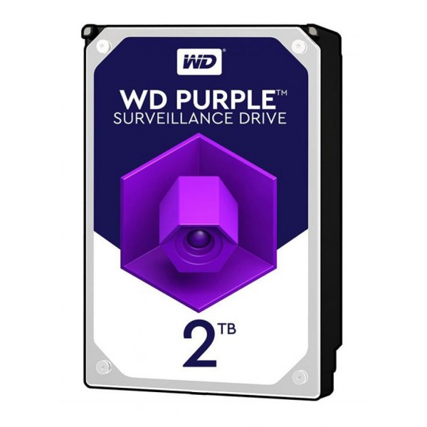 هارد دیسک اينترنال وسترن ديجيتال Purple مدل WD20PURZ ظرفيت 2 ترابايت