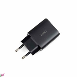 شارژر دیواری HISKA مدل H-118GAN به همراه کابل TYPE-C