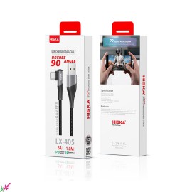 کابل شارژ TYPE-C برند HISKA مدل LX-405