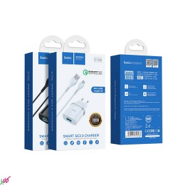 شارژر دیواری HOCO مدل C12Q به همراه کابل MICRO