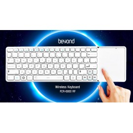 کیبورد بی سیم مجهز به تاچ پد BEYOND مدل FCR-6800