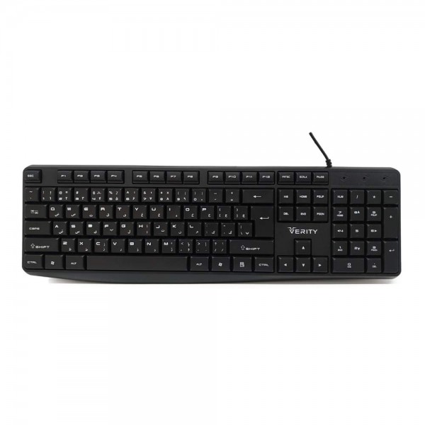 کیبورد با‌سیمVERITY مدل V-KB6124