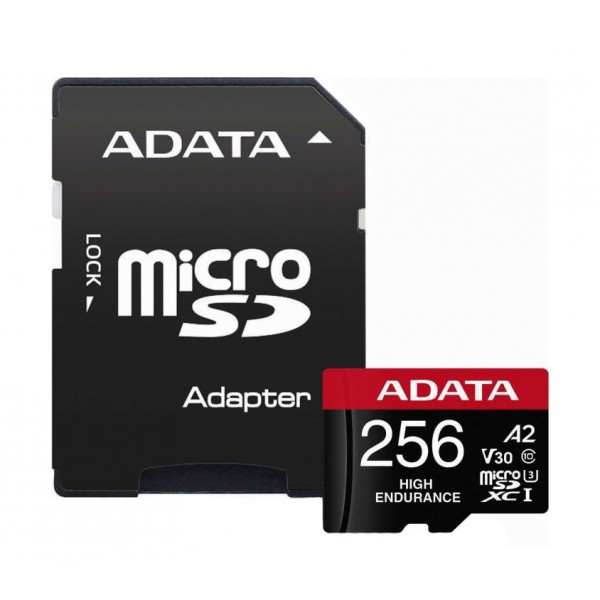 کارت حافظه ADATA 256GB U3 سرعت 100MB/S همراه با آداپتور