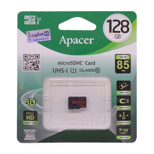کارت حافظه APACER 128GB کلاس 10 سرعت 85MB/S
