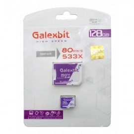 کارت حافظه Galexbit 128G U3 کلاس 10 سرعت 80MB/S همراه با آداپتور