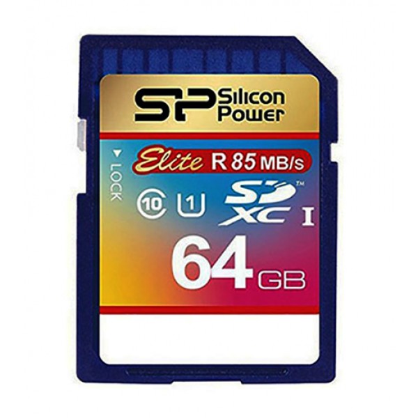 کارت حافظه SD Silicon Power 64G 85MB/S