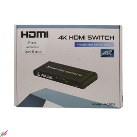 سوئیچ 5 پورت HDMI برند P-NET مدل 4K501