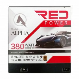 منبع تغذیه کامپیوتر RED مدل ALPHA 380W