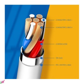 کابل شارژ MicroUsb برند SIBRATON مدل S405A