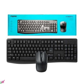 کیبورد و ماوس بی سیم RAPOO مدل X1800-Pro